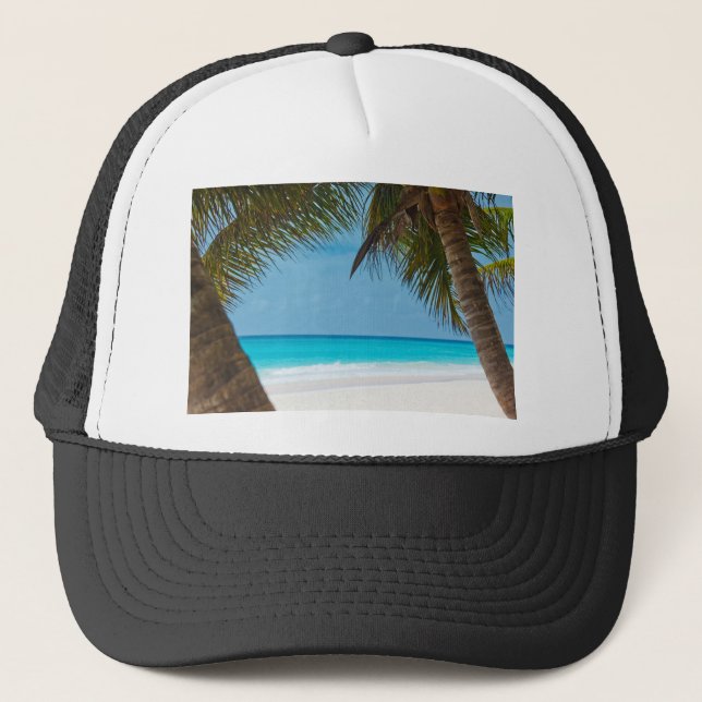 Gorra De Camionero Perfecta playa de paraíso tropical (Anverso)