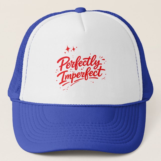 Gorra De Camionero Perfectly Imperfect (Anverso)