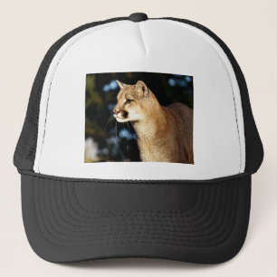 Gorra De Camionero Perfil del león de montaña