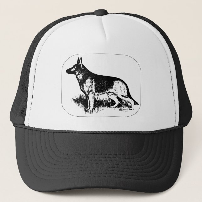 Gorra De Camionero Perfil del pastor (Anverso)