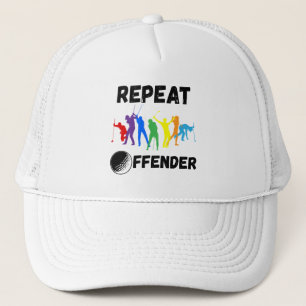 Gorra De Camionero Perfusión de golf "Repetir ofensor" Diseñado Única