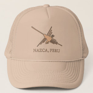 Gorra De Camionero Periódico Geoglyph de Nazca Hummingbird