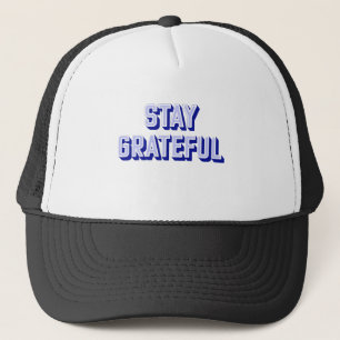 GORRA DE CAMIONERO PERMANECE AGRADECIDO