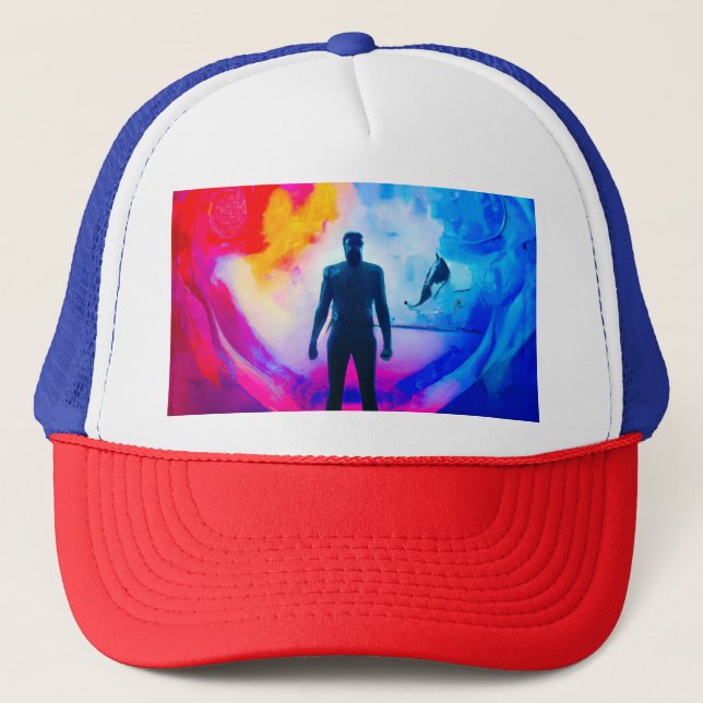 Gorra De Camionero Permanecer en colores (Anverso)