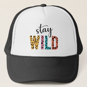 Gorra De Camionero Permanecer salvaje