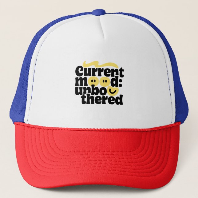 Gorra De Camionero Permanecer sin molestias (Anverso)