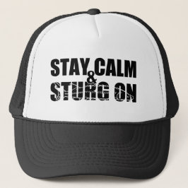 Gorra De Camionero Permanezca la calma y Sturg encendido - Sturg