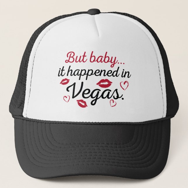 Gorra De Camionero Pero bebé, sucedió en Las Vegas (Anverso)