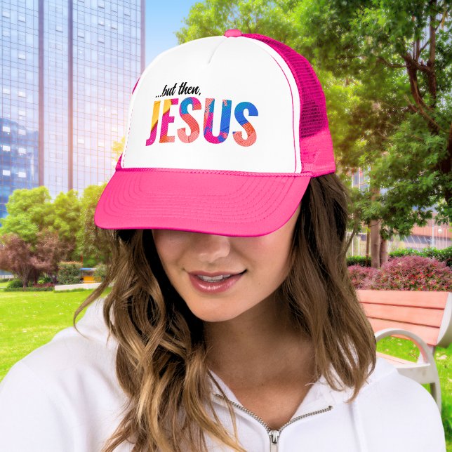 Gorra De Camionero Pero Entonces Jesús Pintó Cartas Camioneras Sombre (... but then Jesus)