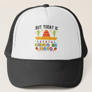 Gorra De Camionero Pero Hoy Es Cinco De Mayo, Cactus Mexicano Diverti