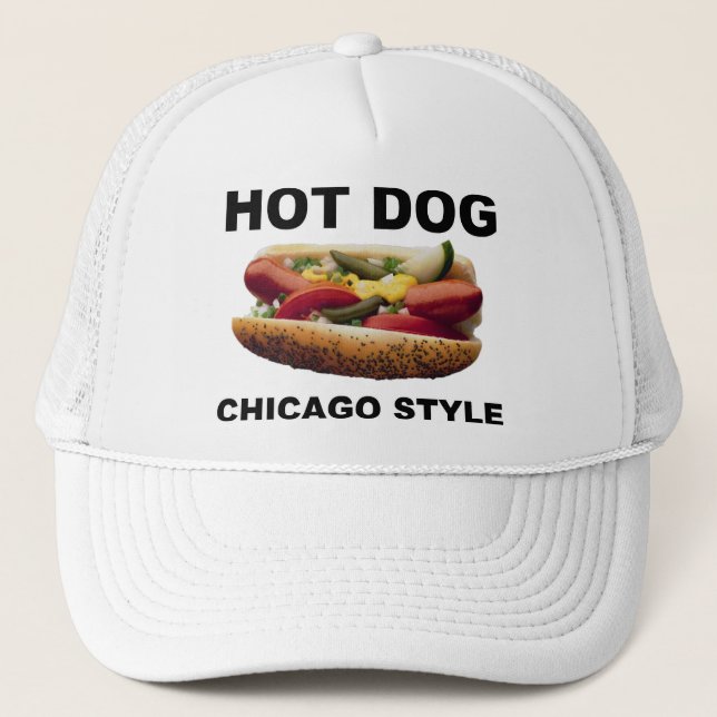 Gorra De Camionero Perrito caliente del estilo de Chicago (Anverso)