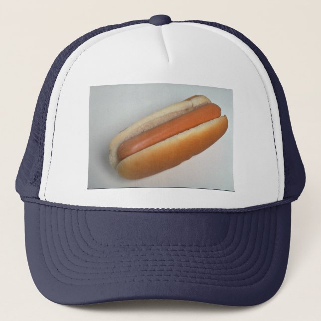 Gorra De Camionero Perrito caliente llano delicioso (Anverso)