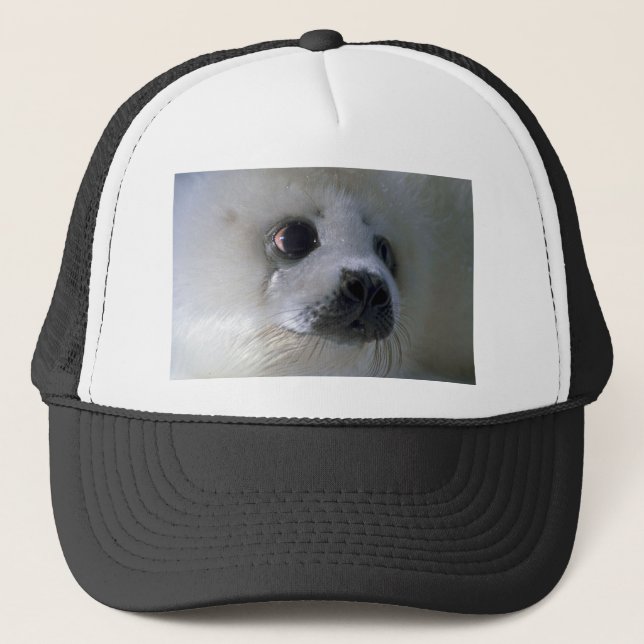 Gorra De Camionero Perrito de foca de Groenlandia (Anverso)