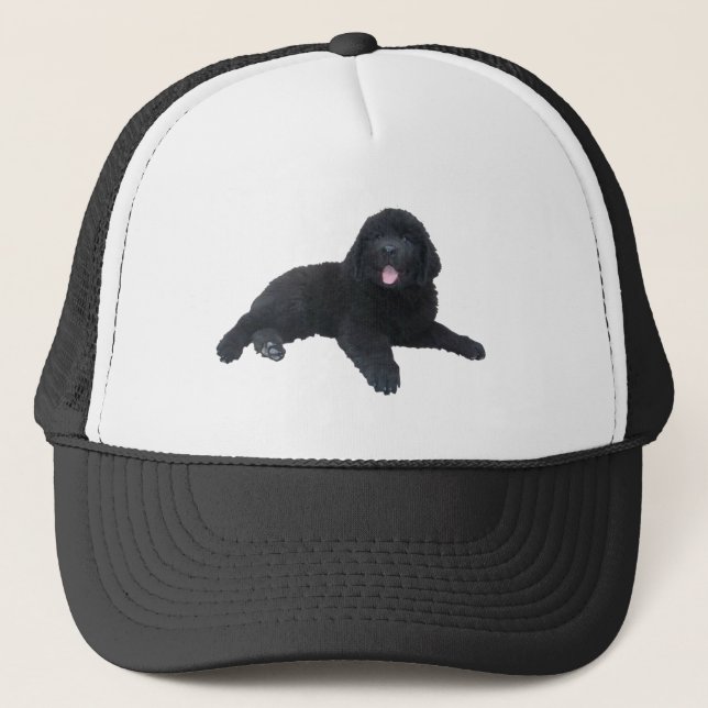 Gorra De Camionero Perrito de Terranova (Anverso)
