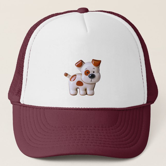 Gorra De Camionero Perrito gracioso (Anverso)