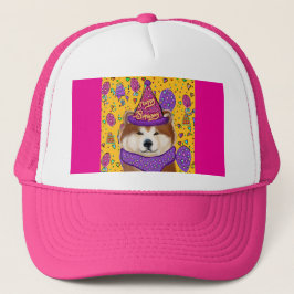 GORRA DE CAMIONERO PERRO AKITA 