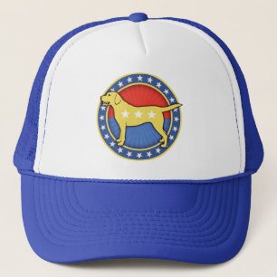 Gorra De Camionero Perro amarillo