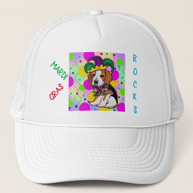 Gorra De Camionero Perro Beagle (Anverso)