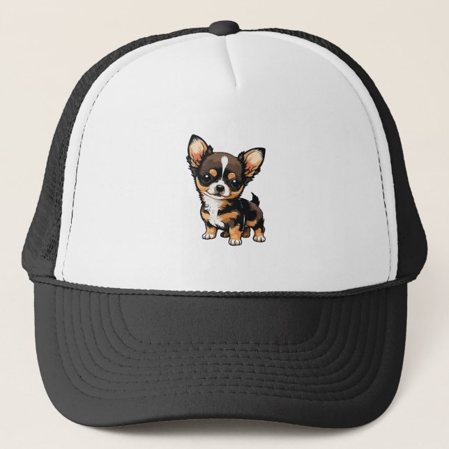 Gorra De Camionero Perro Chihuahua  (Anverso)