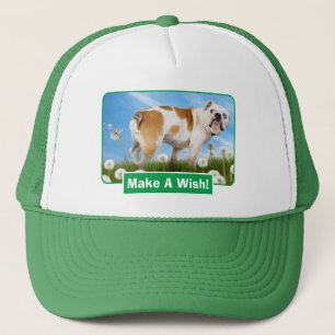 Gorra De Camionero Perro con Dandelion