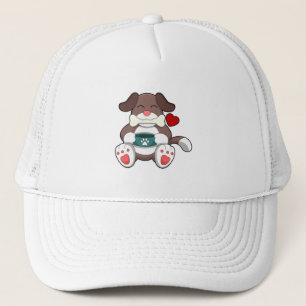 Gorra De Camionero Perro con hueso