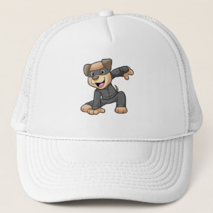 Gorra De Camionero Perro con traje Ninja