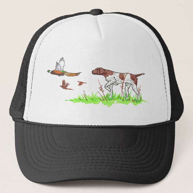 Gorra De Camionero Perro de aves y faisanes (Anverso)