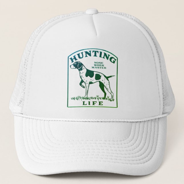 Gorra De Camionero Perro de caza (Anverso)