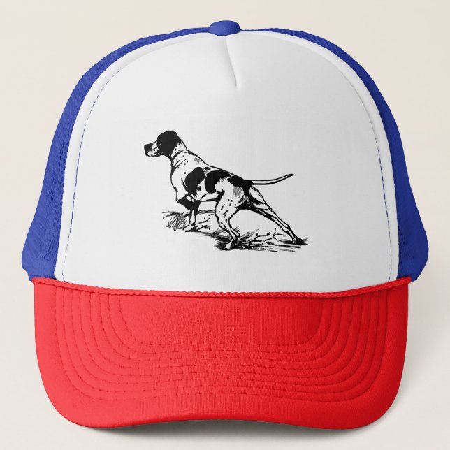 Gorra De Camionero Perro de caza (Anverso)