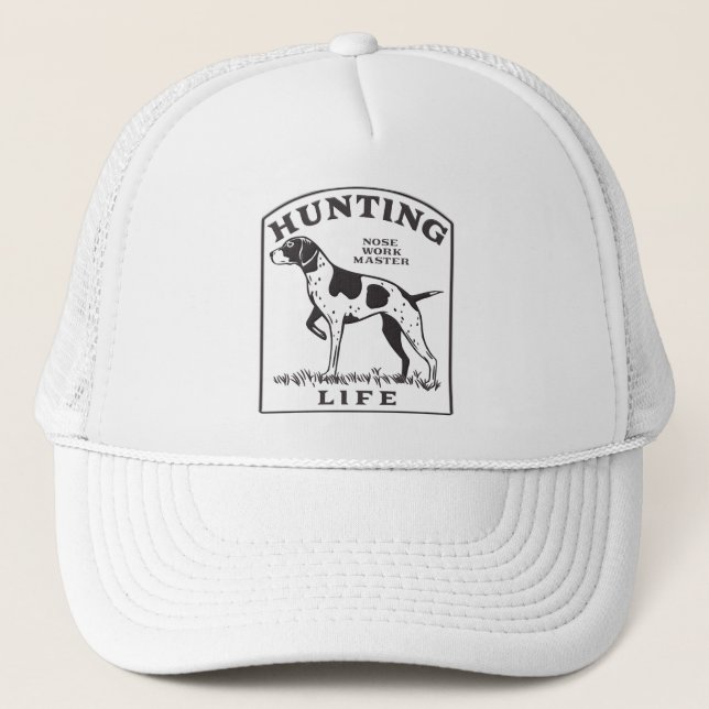 Gorra De Camionero Perro de caza (Anverso)