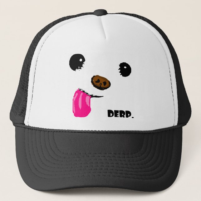 Gorra De Camionero Perro de Derp (Anverso)
