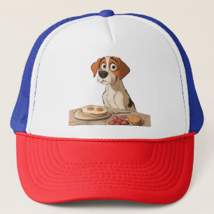 Gorra De Camionero Perro de desayuno