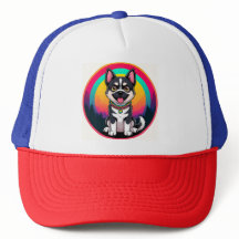Perro de dibujos animados juguetón