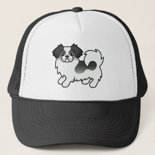 Gorra De Camionero Perro De Dibujos Animados Lindo Spaniel Tibetano D