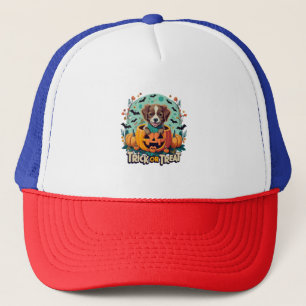 Gorra De Camionero Perro de Halloween 1