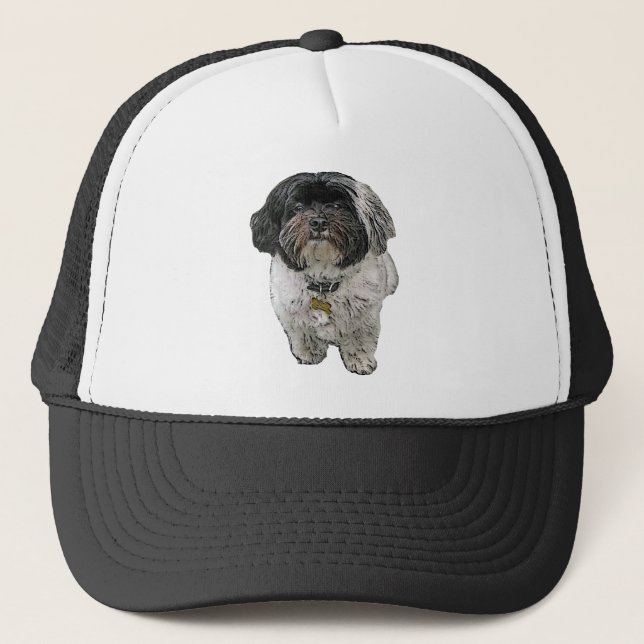 Gorra De Camionero Perro de Havanese (Anverso)