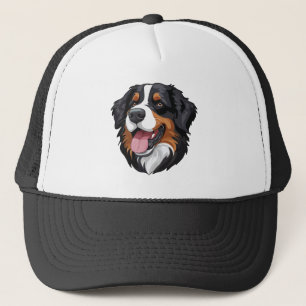 Gorra De Camionero Perro de montaña bernés
