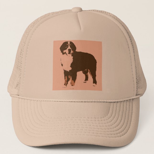 Gorra De Camionero Perro de montaña de Bernese (Anverso)