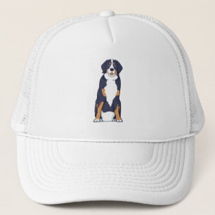 Gorra De Camionero Perro de montaña de Bernese