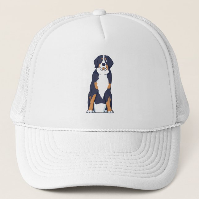 Gorra De Camionero Perro de montaña de Bernese (Anverso)