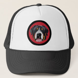 GORRA DE CAMIONERO PERRO DE MONTAÑA SUIZO MÁS GRANDE