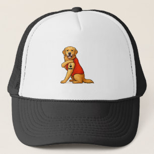 Gorra De Camionero Perro de oro divertido Amo a mamá tatuaje Amante