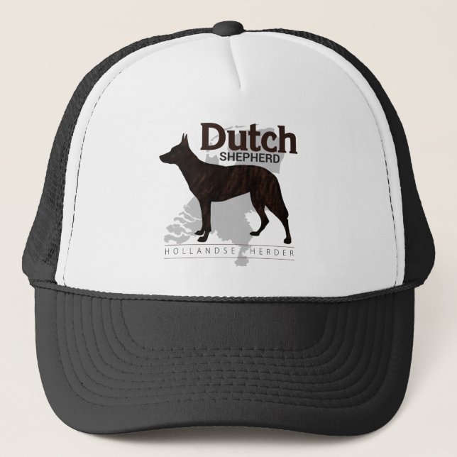 Gorra De Camionero Perro de pastor holandés (Anverso)