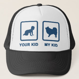 Gorra De Camionero Perro de Pomerania japonés