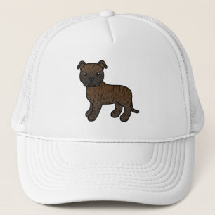 Gorra De Camionero Perro de raza Bull Terrier de Staffordshire inglés