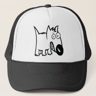 Gorra De Camionero Perro decidido lindo del dibujo animado