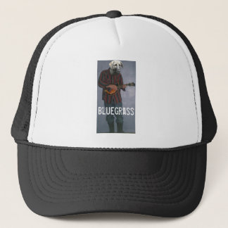Gorra De Camionero Perro del "Bluegrass" - con el gorra del camionero