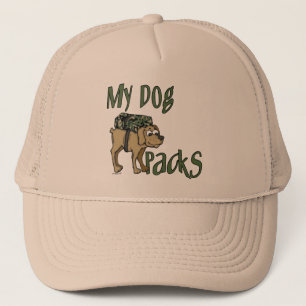 Gorra De Camionero Perro del campamento