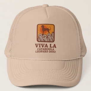 Gorra De Camionero Perro del leopardo de Catahoula