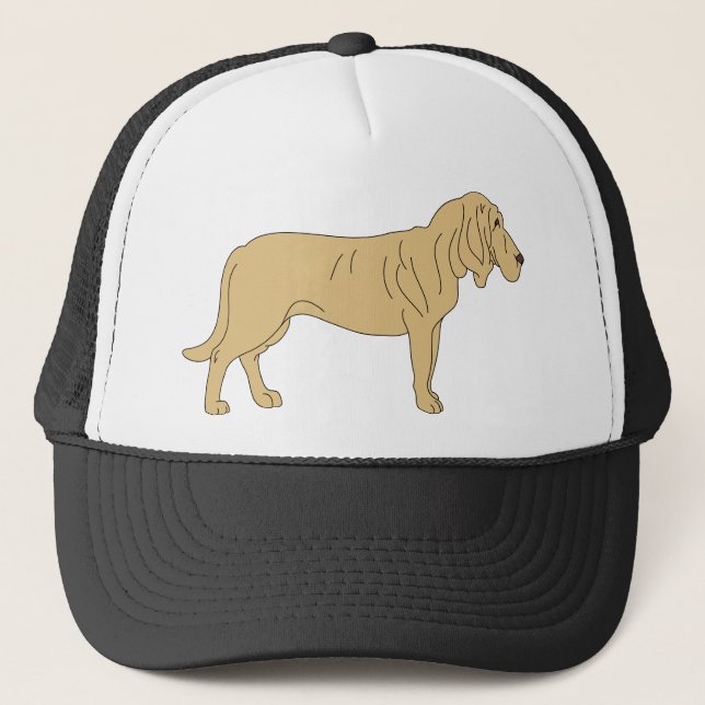 Gorra De Camionero Perro del sabueso (Anverso)